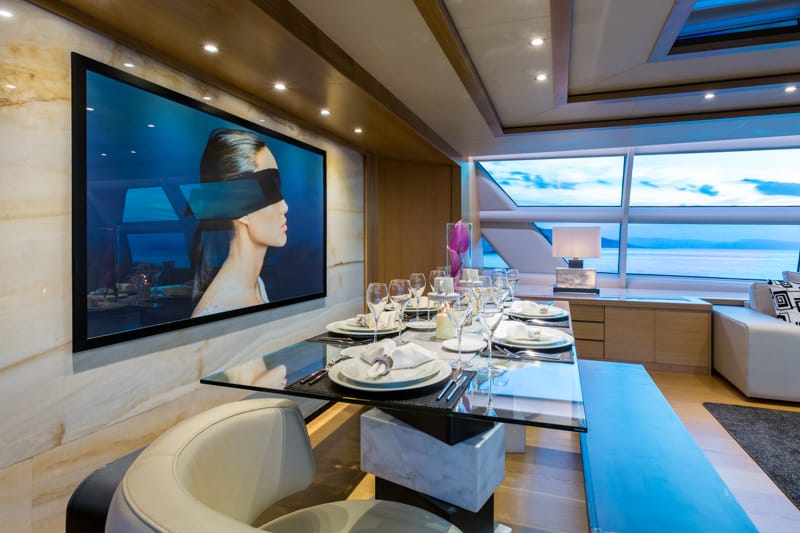 interior - yacht aquarella - billionaire club mykonos yachts mykonos - 3