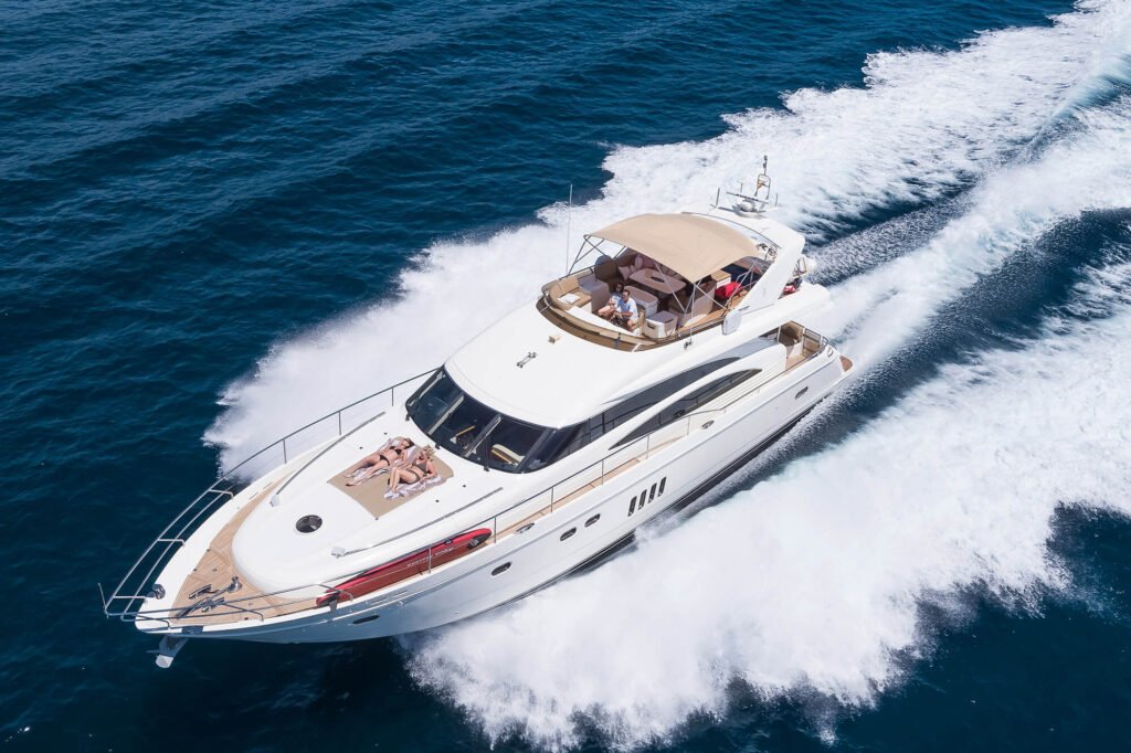 princess 21m- yachts in mykonos - yacht rentals - bookings victoria