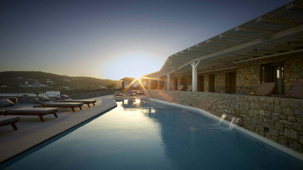 Blue Sapphire - top villa Mykonos pool - billionaire club mykonos concierge