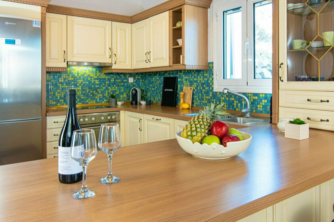 stylish villa mykonos venus - billionaire club kitchen