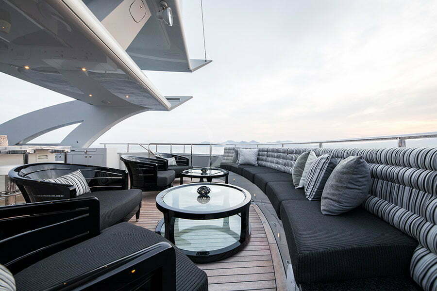 billionaire club mykonos yachts - heesen 4400 yacht