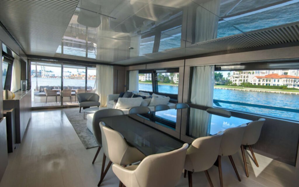 ferretti 94 - mega yachts miami - billionaire club miami luxurious