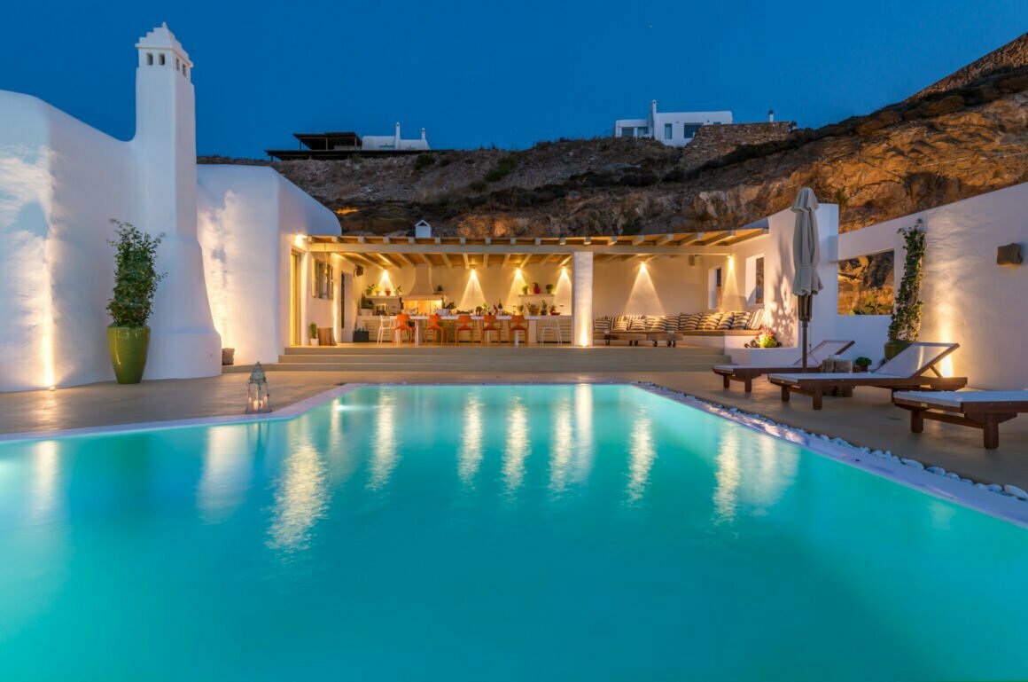 villa mykonos Greece - billionaire ftelia boheme