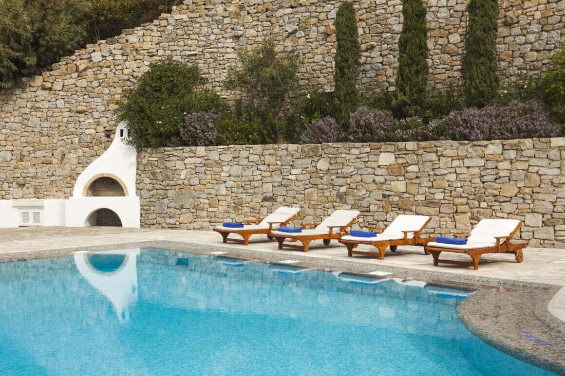 villa amalia - black villas mykonos cyclades greece pool