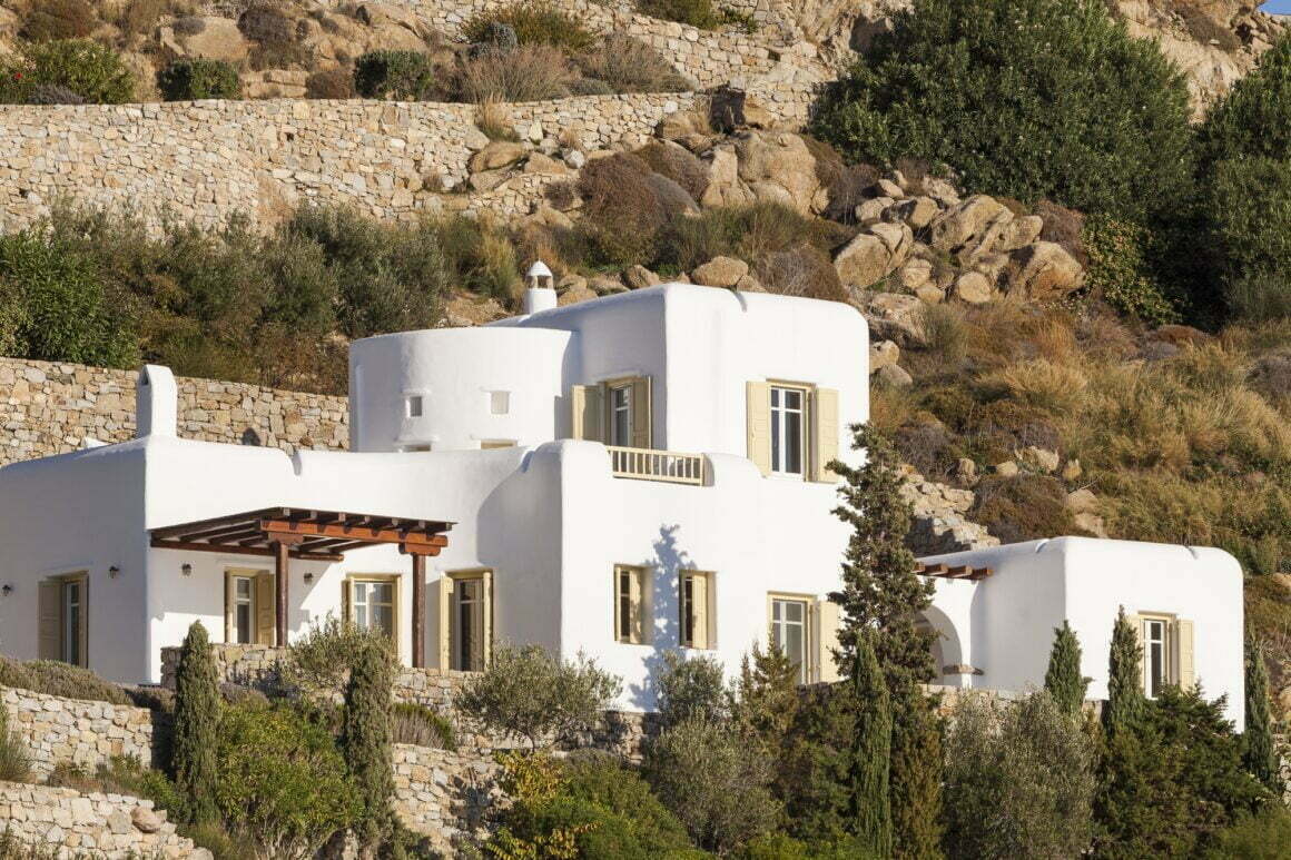 villa amalia - black villas mykonos in greece - luxury villas 2