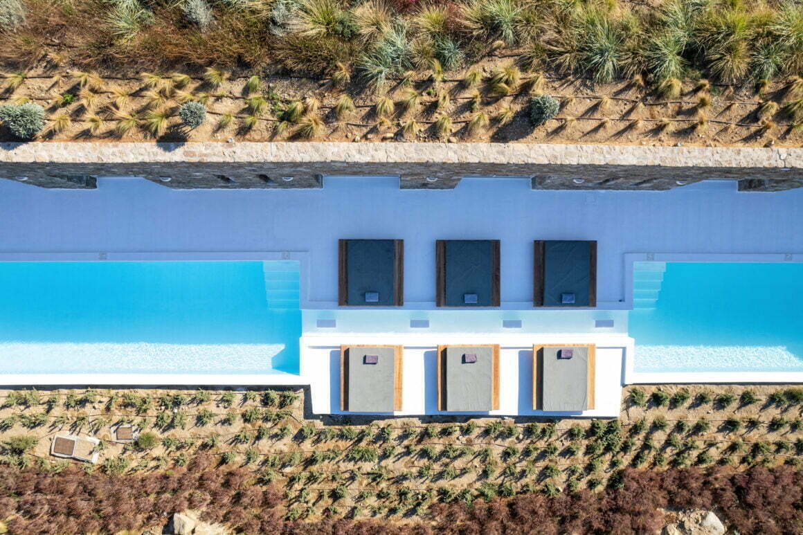 pool - villa broadway mykonos