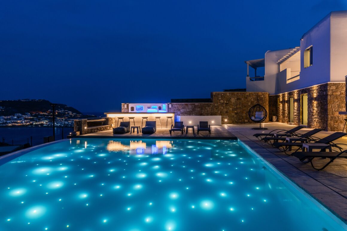 pool - villa silence mykonos